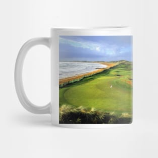 First Hole at Doonbeg, Ireland Mug